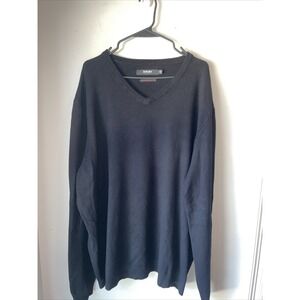 Xray Jeans Sweater V Neck Black Mens SZ 6XL  Slim  Fit  Premium Quality